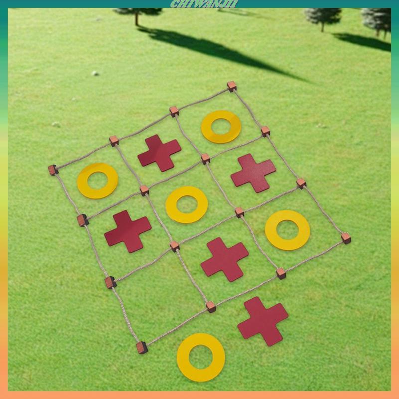 [ Chiwanji1] Tic TAC Toe Game ซื้อมาและข้าม XO Chess Board Game Funny Parent Child Interactive Game 