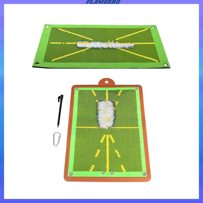 [Flameer2] Golf Hitting Mat Golf Training Golf Training Mat for Office Golfing Home