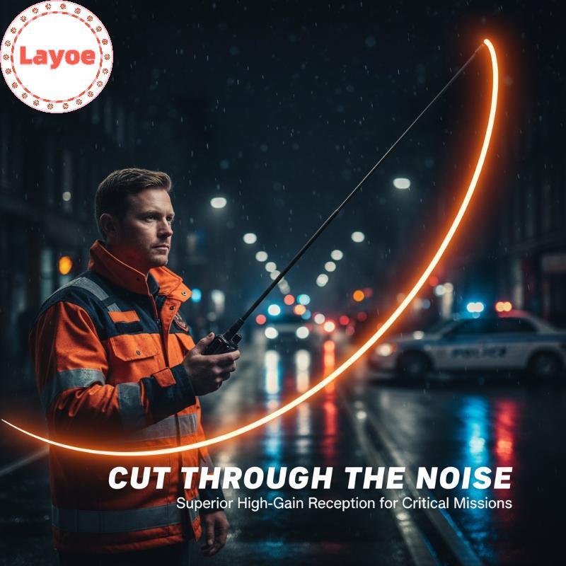 Layoe ความไวสูง NA771 SMA หญิงเสาอากาศ Dual Band สําหรับ UV5R BF888S โครงสร้างยืดหยุ่นสําหรับกลางแจ้