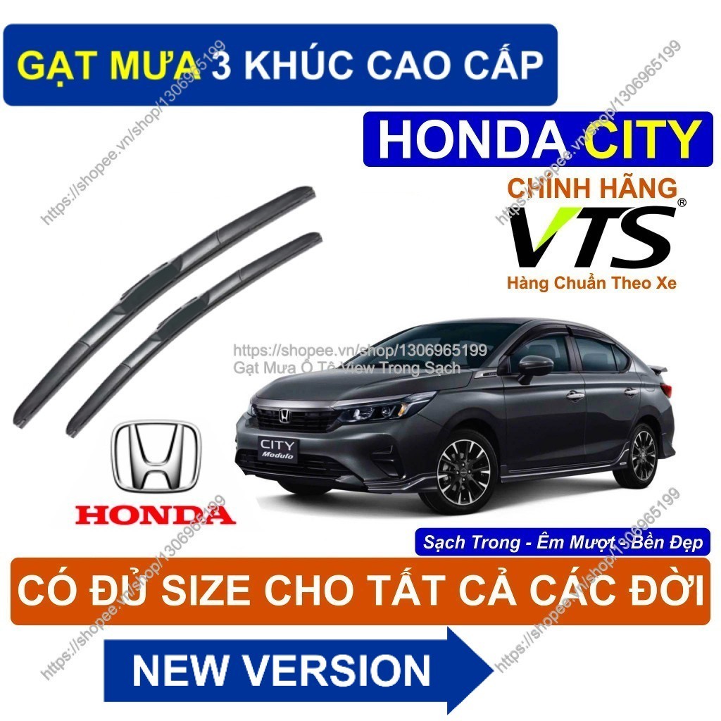 ที่ปัดน้ําฝน Honda City Premium 3-Segment - ที่ปัดน้ําฝน Honda City คู่ - Honda City