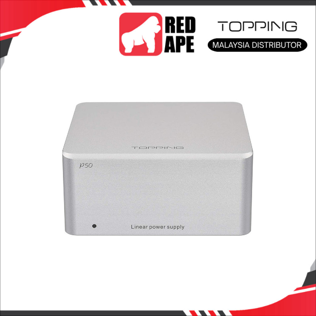 Topping P50 หม้อแปลงไฟ Linear Power Supply สำหรับ Topping D50, D50s, DX3 Pro, D30 สีดำ/เงิน