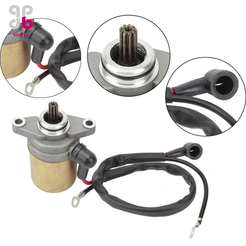 Baosity ทนทานเครื่องยนต์สตาร์ทมอเตอร์ 2T สําหรับ QJ50 JOG90 สกู๊ตเตอร์ไฟฟ้า 50cc 90cc เปลี่ยนอะไหล่ซ