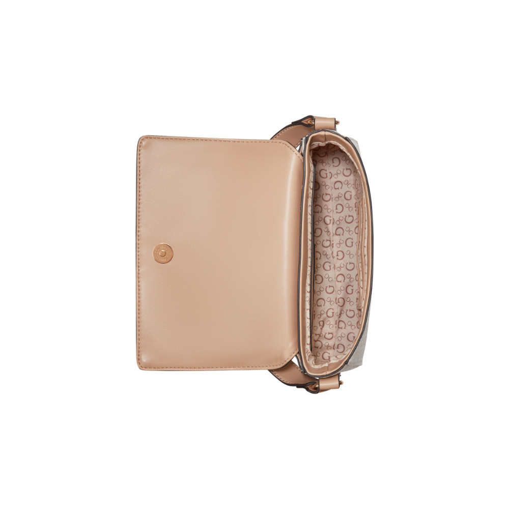 GUESS حقيبة كروس ISABELLA بغطاء — أبيض — صورة 4