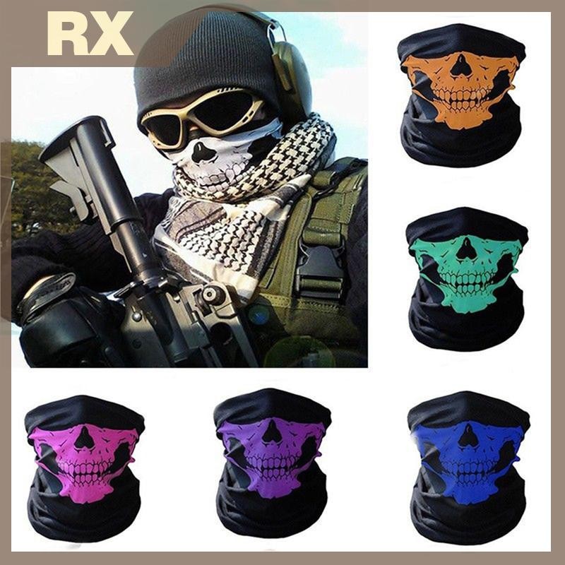 Null Skull Mask Tube ผ้าพันคอโครงกระดูกรถจักรยานยนต์สกี Face คอ Jaw null