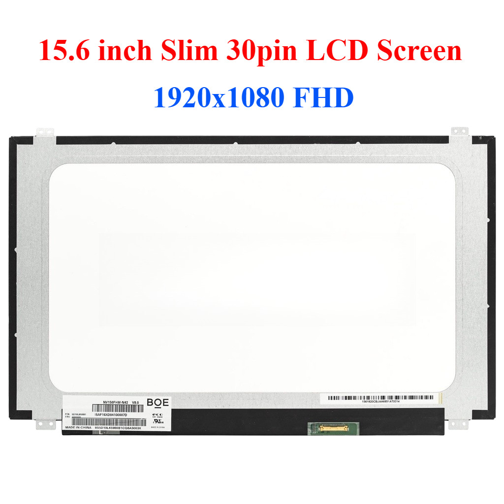 15.6 "IPS แล็ปท็อปหน้าจอ LCD NV156FHM-N42 fit NV156FHM-N41 LP156WF6-SPK1 สําหรับ Acer E5-573G AN515-