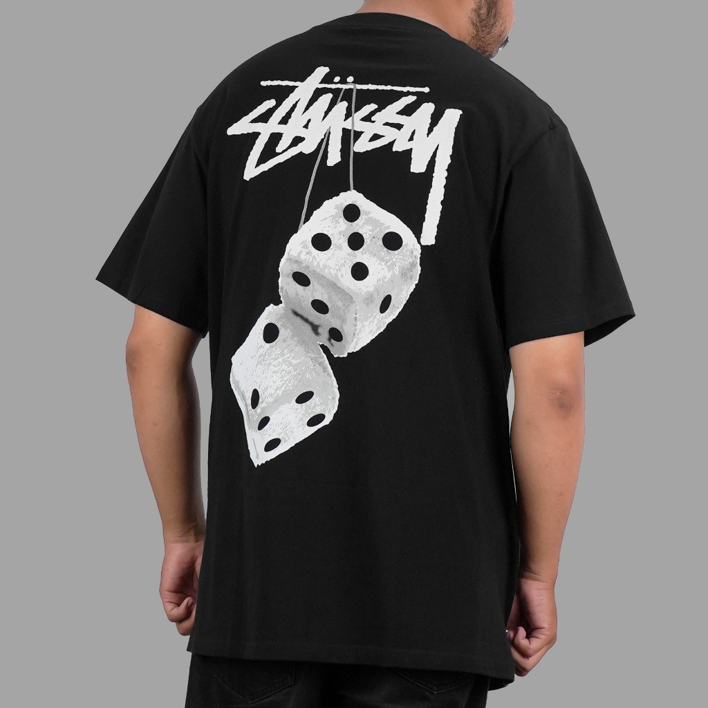 เสื้อยืด Stussy Fuzzy Dice Black