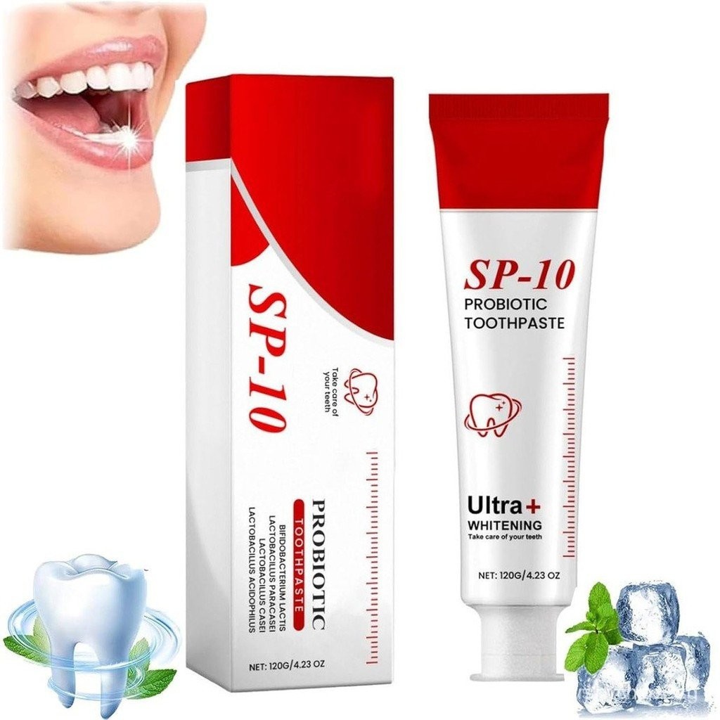 SP-10 Ultra Whitening Toothpaste,Probiotics Bright White Toothpaste,Deep Cleaning Oral Care Toothpas