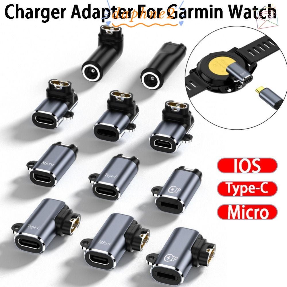DAPHNES Charger Adapter Cable Data Cord Smart Watch USB Female สําหรับ Fenix 7S 7X 6 6S 6X 5 5S 5X V