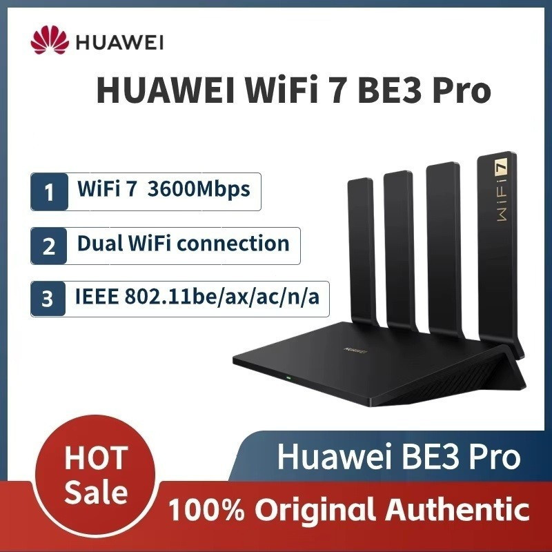 BE3 Pro Router WiFi 7 3600Mbps สัญญาณเครือข่าย Repeater Quad Core 2.4GHz 5GHz Gigabit WiFi Amplifier