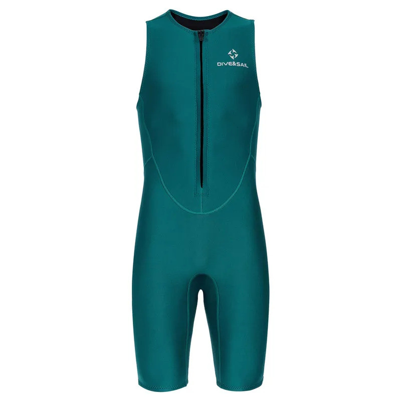 [Legend7] ชุด Bodysuit ดำน้ำดูปะการัง สีทึบ พร้อมซิปรองรับการใช้งาน 2 mm สำหรับผู้ชาย