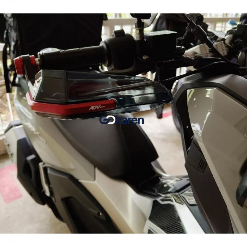 2 ชิ้น การ์ดแฮนด์มอเตอร์ไซค์ HONDA ADV 160 ที่ปรับแต่ง ป้องกันลม การ์ดป้องกัน การติดตั้งปลายแฮนด์ 17-22 มม. สากล - รูปที่ 3