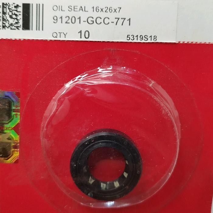 91201-GCC-771 SEAL MAGNET BEAT ALL HONDA MATIC ซีลน้ํามัน 16X26X7 SS99