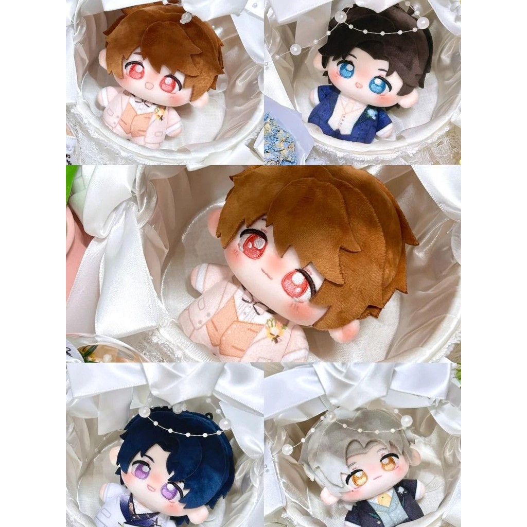 Undecided Event Book Original Heartbeat Series 10 ซม.Nou Xiayan Zuo Ran Mo Yi Lu Jing และตุ๊กตาผ้าฝ้