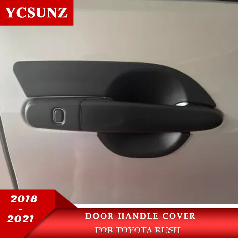 2018-2021 Abs Zwart ฝาครอบป้องกันสําหรับ Toyota Rush 2018 2019 2020 2021 Chrome Auto อุปกรณ์เสริม