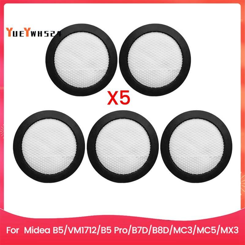 [ขายดีที่สุดY4]5PCSอุปกรณ์กรองสูญญากาศเหมาะสําหรับB5 VM1712 B5 Pro B7D B8D MC3 MC5 MX3 Mite Removerอ