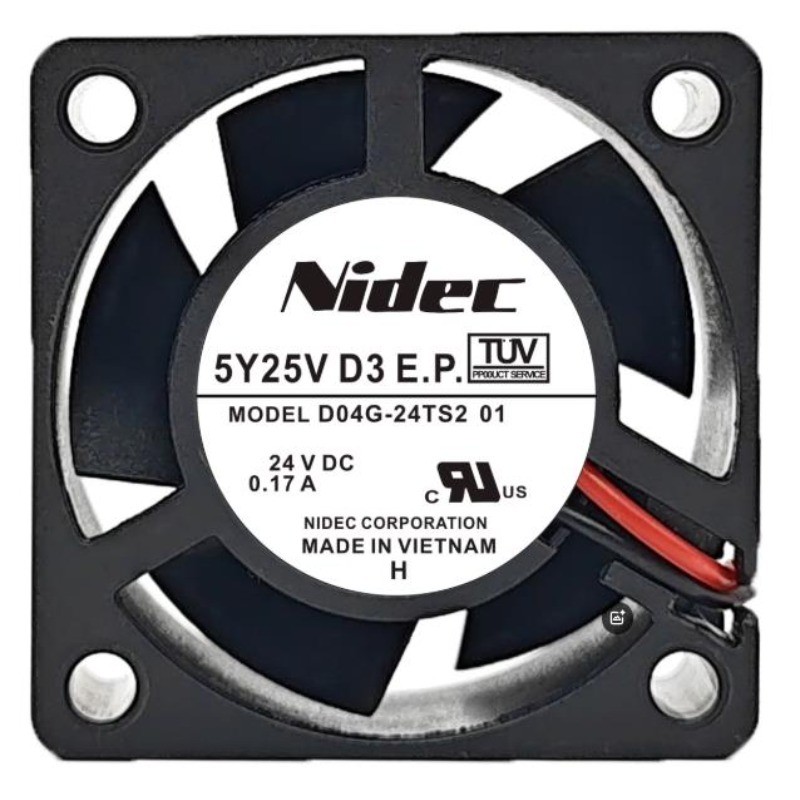 พัดลมคูลเลอร์ใหม่สําหรับ NIDEC D04G-24TS2 01 24V 0.17A 4020 พัดลมอินเวอร์เตอร์ 40x40x20 มม.
