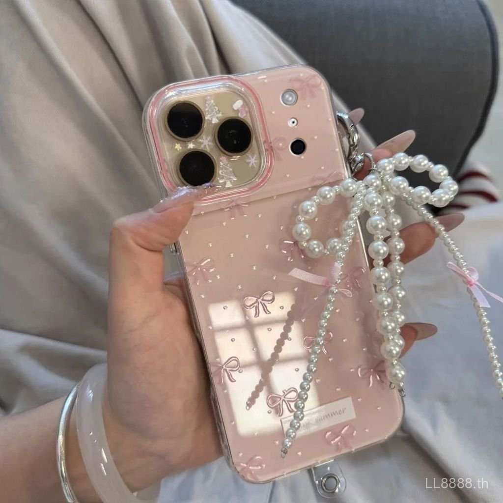 เคสโทรศัพท์เหมาะสําหรับiPhone 7 8 X XS XR XSMAX 11 12 13 14 15 16 17 Pro max Plus Air Pearl Bowกันกร