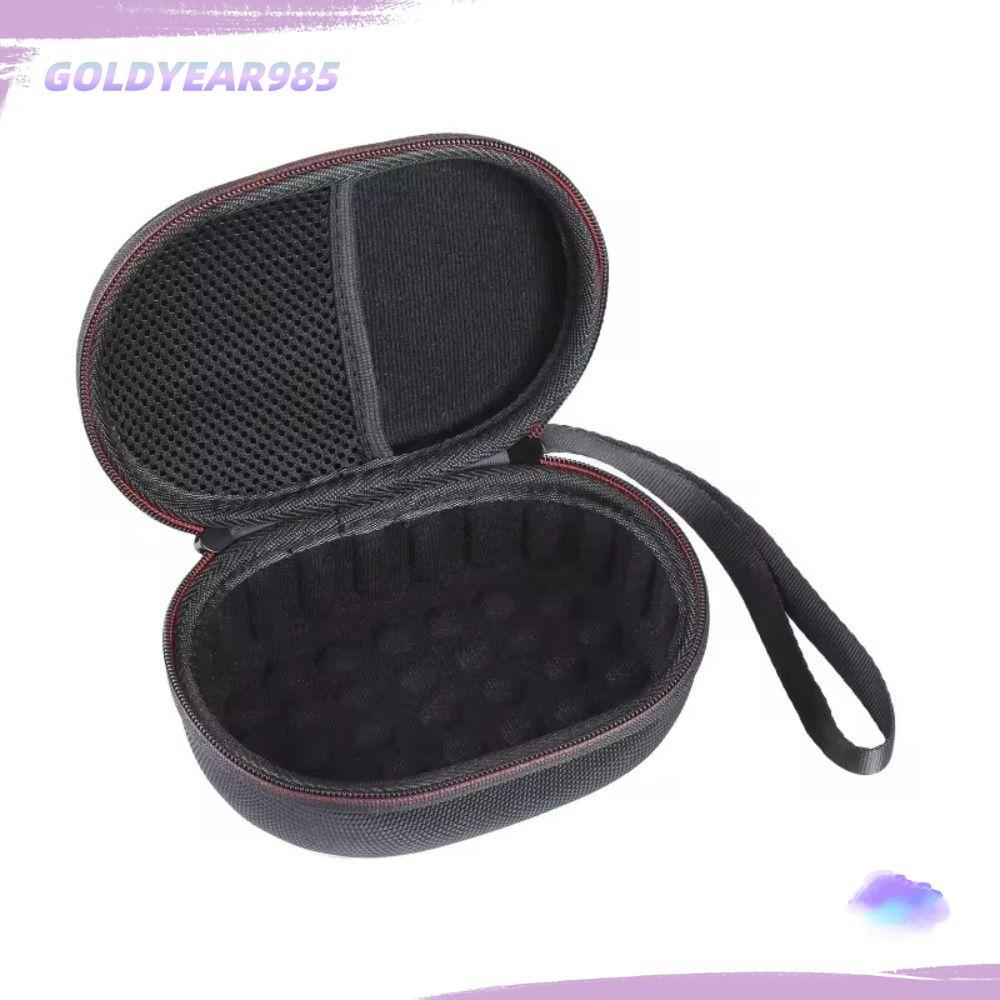 GOLDYEAR985 ถุงเก็บเมาส์, ฝาครอบป้องกันเมาส์ Carring กันน้ําแบบแข็ง, สีดําแบบพกพากันฝุ่นอุปกรณ์เสริม