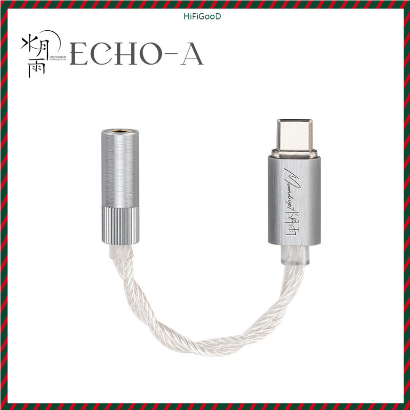 MOONDROP ECHO-A/ECHO-B USB-C 3.5 มม.4.4 มม.Balanced แบบพกพา DAC/AMP 32Bit/384kHz DAC