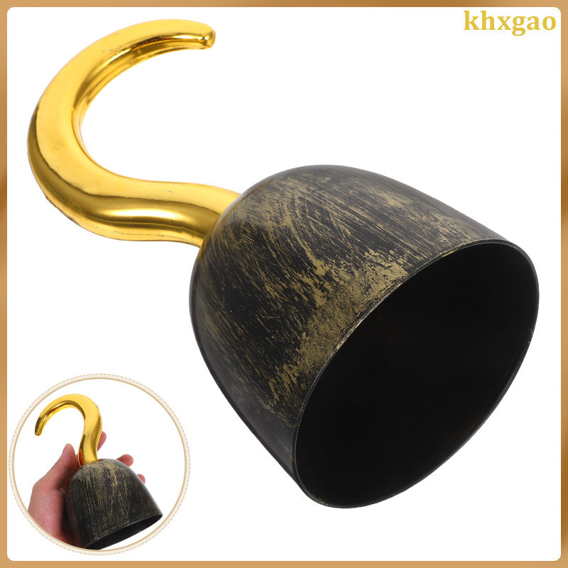 Hooks ตกแต่งฮาโลวีน Gold Pirate Party Accessories Prop แฟนซี khxgao
