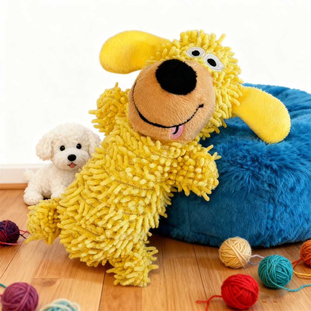 Squeaky ตุ๊กตาสุนัขของเล่น Chew Resistance Pet Companion พร้อมเสียงแสนสนุกสําหรับสุนัขขนาดกลางขนาดเล