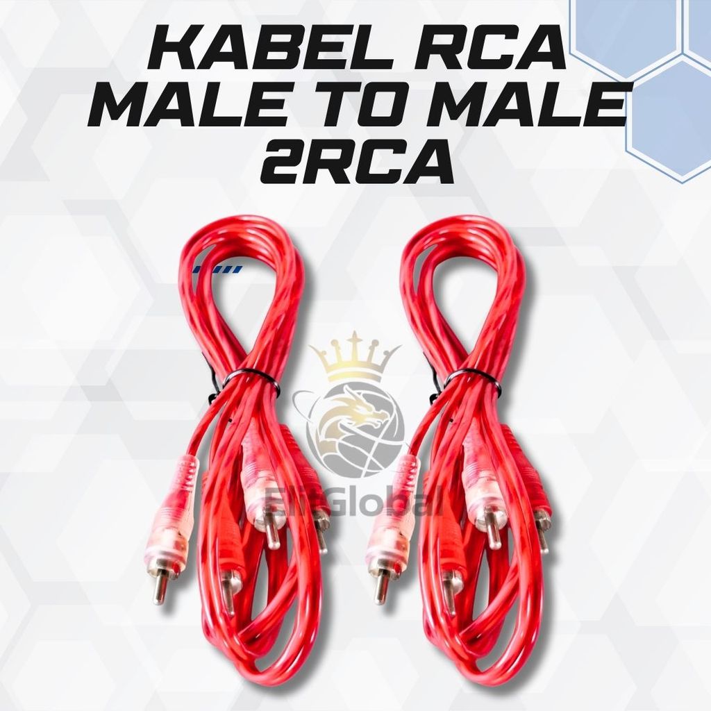 สาย RCA ตัวผู้เป็นตัวผู้ 2RCA – สายสัญญาณเสียง 1.5 เมตร