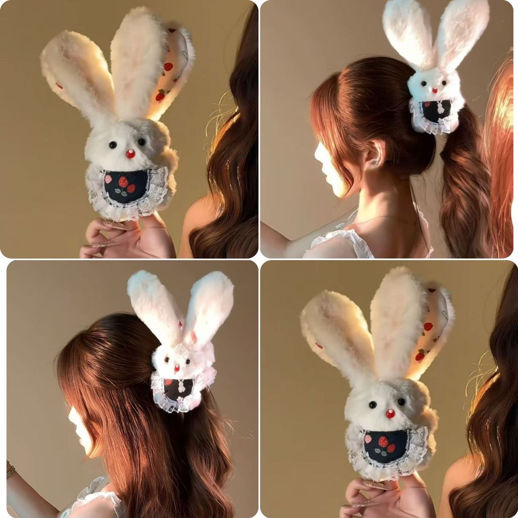กิ๊บตุ๊กตากระต่ายญี่ปุ่นน่ารักสำหรับตกแต่งผมหางม้าและผม