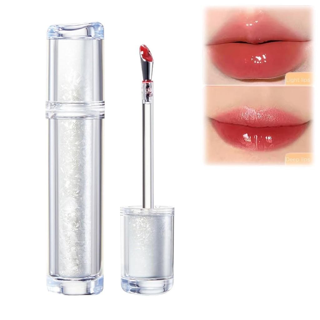 Ice Sugar Strawberry Lip Gloss Ice Iron Tinted Lip Tint Jelly Hydrating Lip Gloss Moisturizing Nonst
