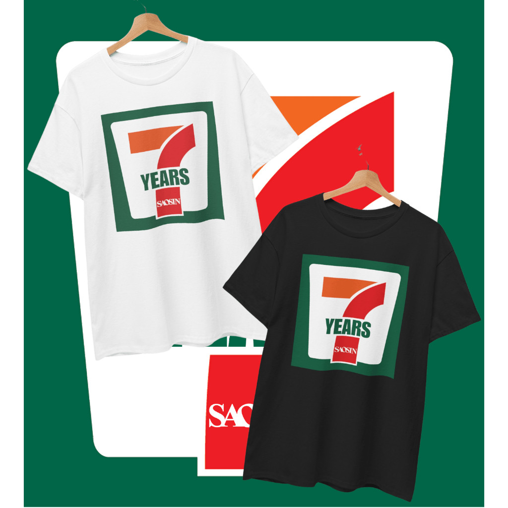 เสื้อยืด Saosin 7 Years เซเว่น (Cotton 100%)ผ้าCotton 100% ราคาถูก