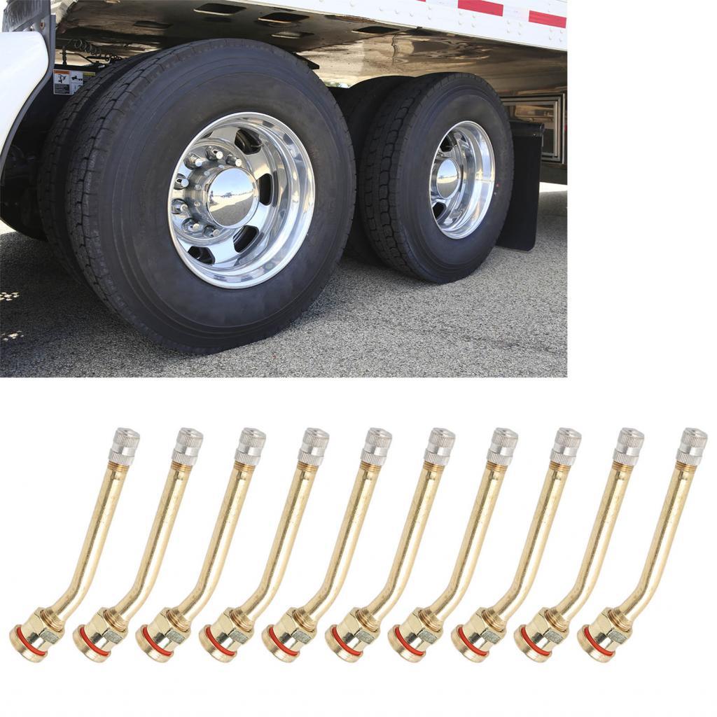 Sudi Aqur2020 ก้านวาล์ว 20PCS Long Life ความเข้ากันได้กว้างน้ําหนักเบา RV ยาง Extender ทองแดง (V3-20