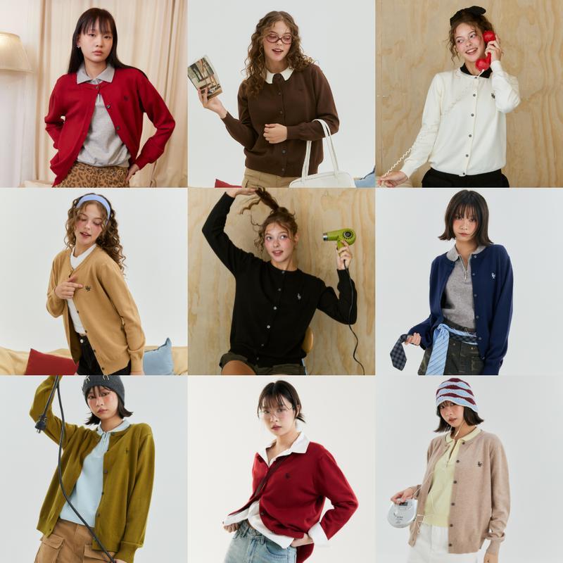 (พร้อมส่ง)Bemingtop651(S-L) - BMG Knit Cardigan Ver.3 ผ้านิ่ม ยืดหยุ่นเยอะ