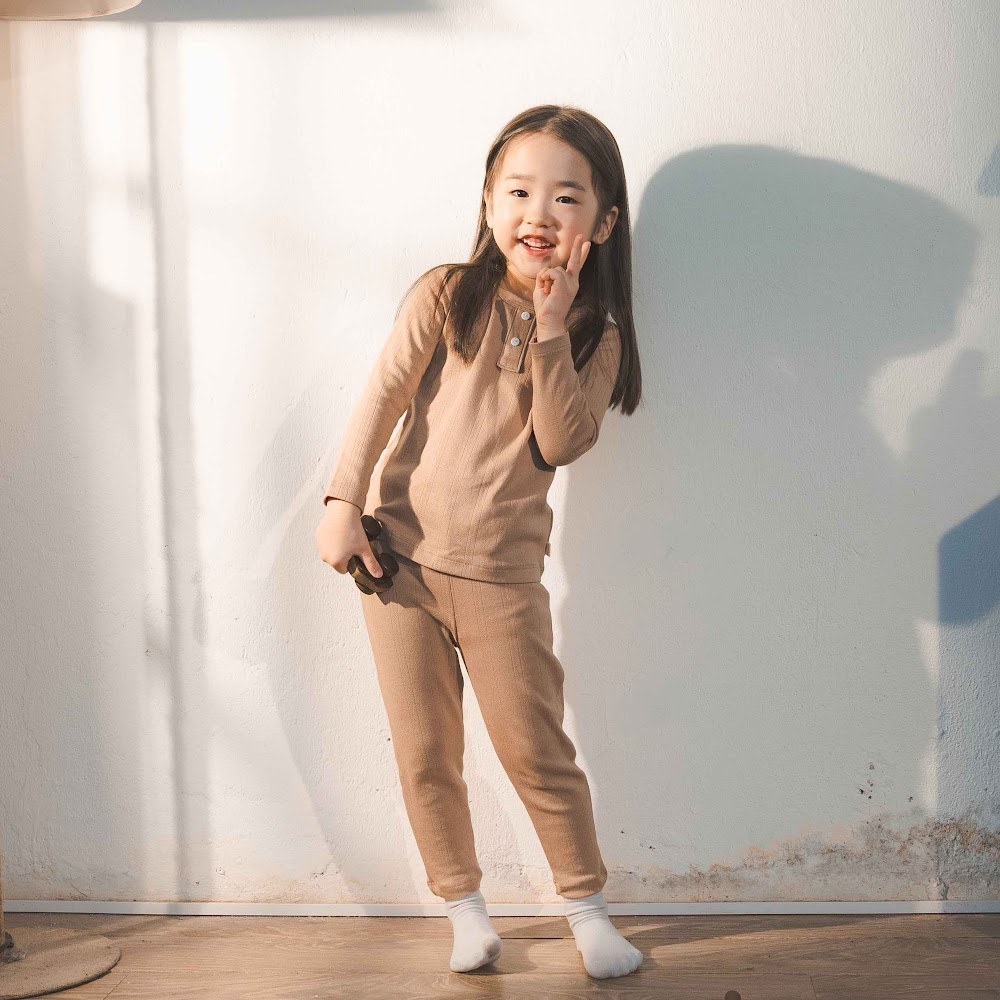 (6M-5Y) BU Siro Jacquard BU Baby SCT ชุดคอเต่าแขนยาว110301 | เสื้อผ้าของแท้