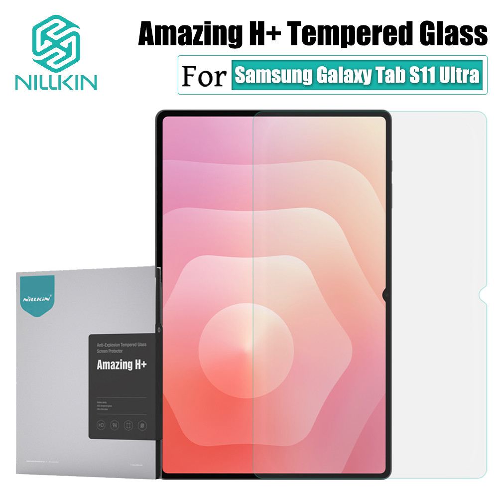 NILLKIN H + กระจกนิรภัยสําหรับ Samsung Galaxy Tab S11 Ultra 14.6 นิ้ว HD Anti Glare 9H Anti Explosion Screen Protector