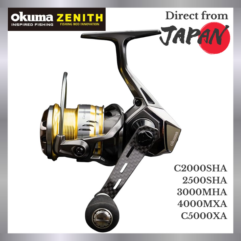 Zenith Okuma Ceymar CB Series Spinning Reel – C2000SHA / C2500SHA / C3000MHA / C4000MXA / C5000XA