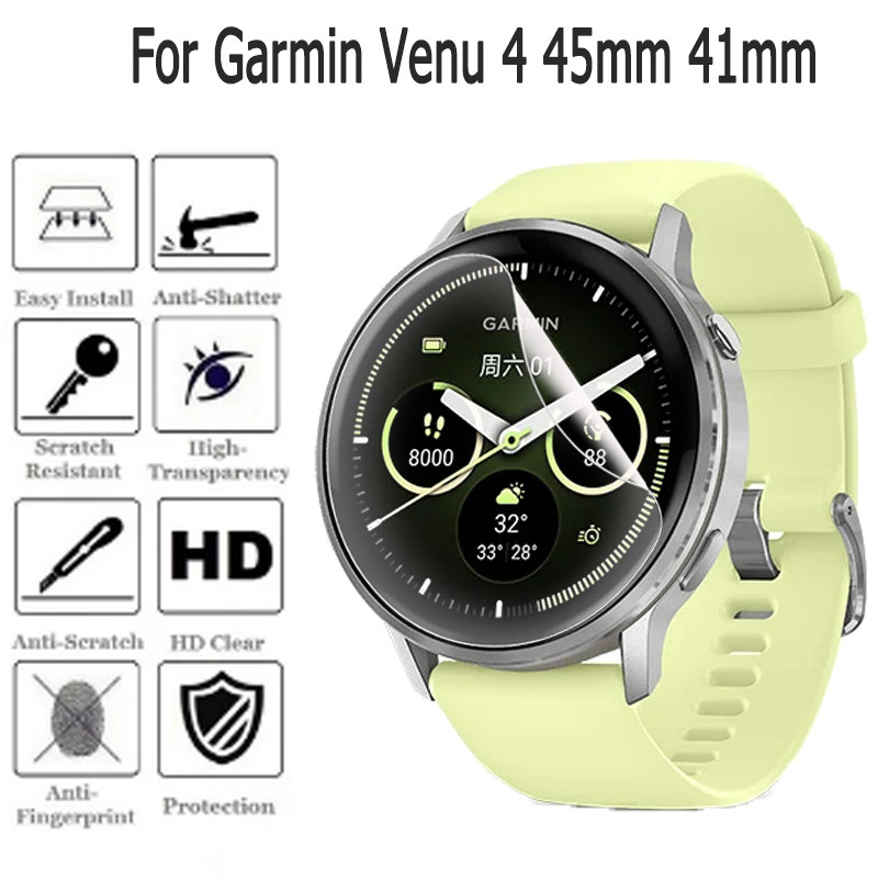ฟิล์มกันรอย สําหรับ Garmin Venu 4 45mm 41mm ไฮโดรเจล ฟิล์มกันรอย ฟิล์ม Smartwatch