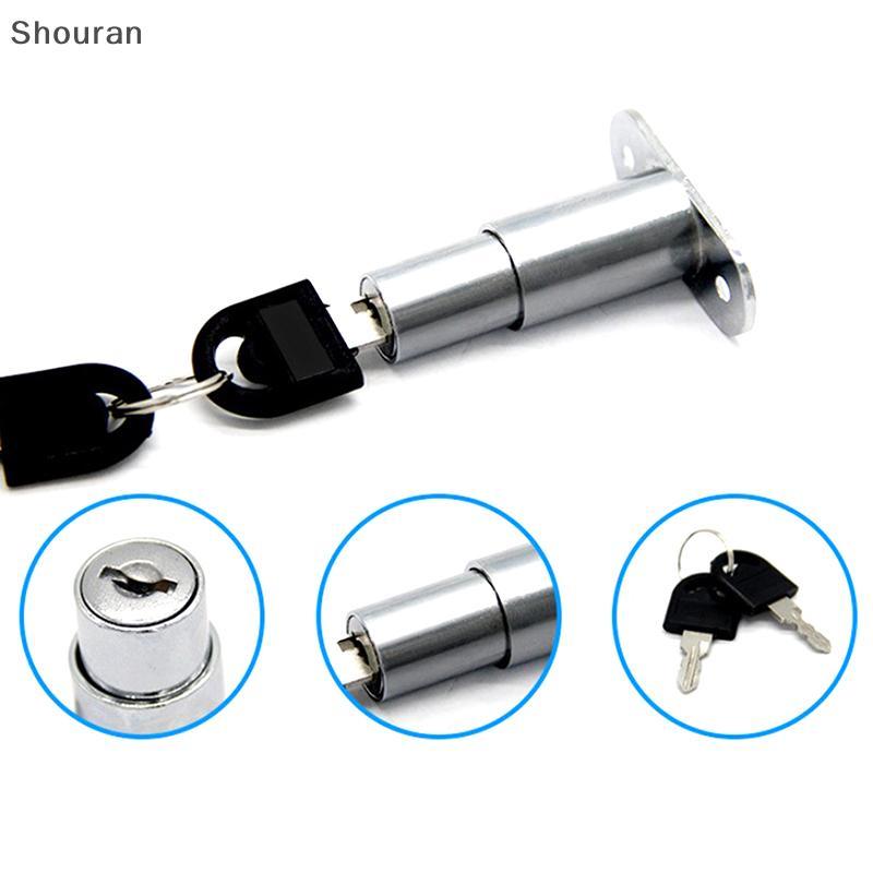 (nnangben888) ลิ้นชัก Push Lock ตู้โชว์ประตูบานเลื่อนตู้ตู้ล็อคหน้าต่างความปลอดภัย [ใหม่]