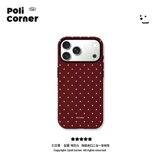 เคสโทรศัพท์ เหมาะสําหรับ iPhone 7 8 X XS XR XSMAX 11 12 13 14 15 16 17 Pro max Plus Air ฟิล์มลายจุดสไตล์ใหม่สองในหนึ่งเดียวกันกระแทกกันกระแทกเคสรวมทุกอย่าง การ์จ