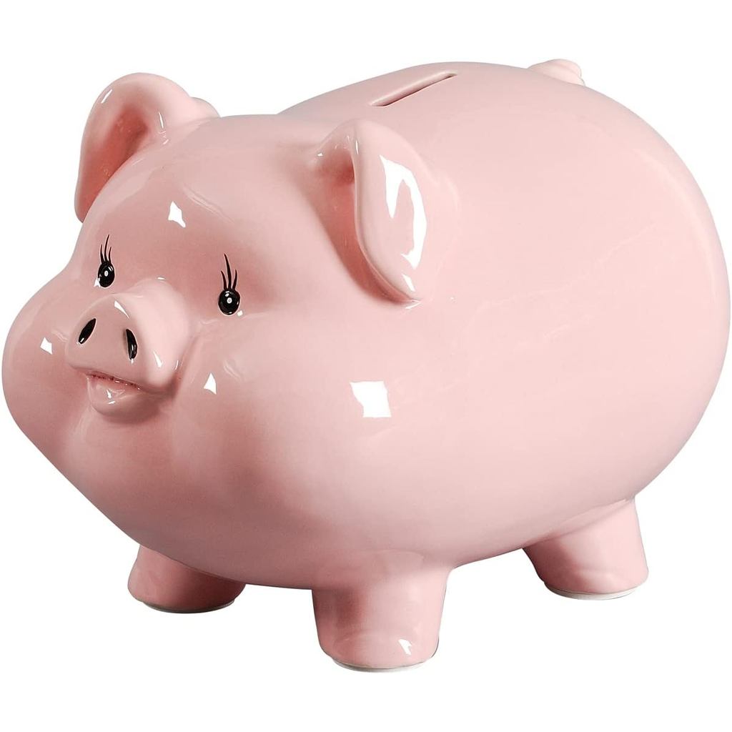 7 " Piggy Bank สําหรับผู้ใหญ่,เงินธนาคาร,เซรามิค Alcancias De Dinero สําหรับ Adultos Niños,หญิง Pigg