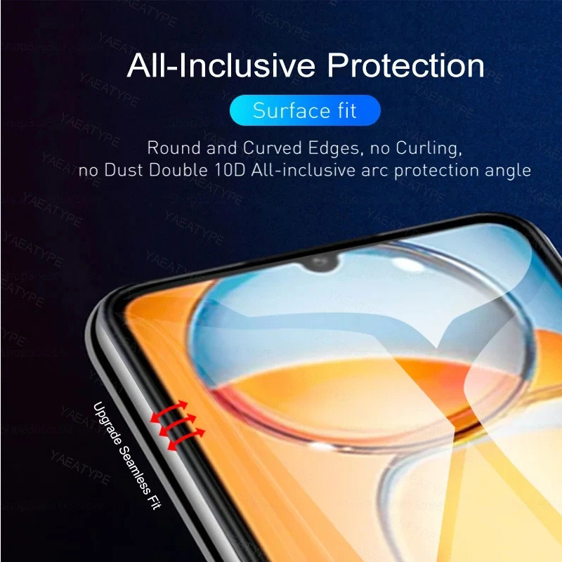 ฟิล์มโทรศัพท์มือถือพร้อมการป้องกันแบบเต็มขอบและฟิล์มนุ่มเพื่อป้องกันการตกสําหรับ Vivo V9 U3 U20 Y10 