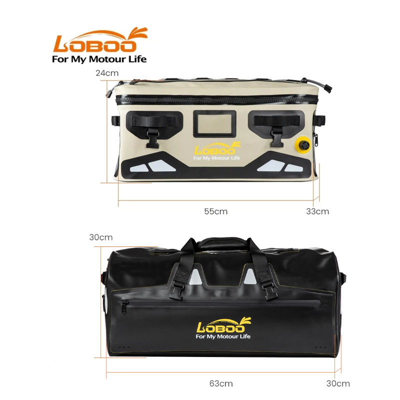 LOBOO BWB40T กระเป๋ากันน้ํา ผ้า TPU สุญญากาศ ซิปกันน้ํา