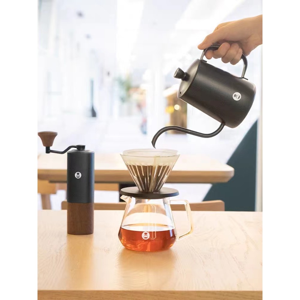 Taimo Chestnut G3 Hand Brew Coffee Maker Set Filter Cup Fish 3 Pot Crusher Gift Box Hand Brew Applia