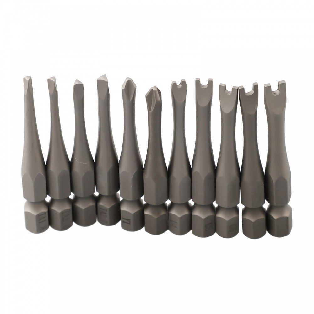 ขนาดกะทัดรัด U4 U5 U6 U7 U8 50 มม. UYType Thiangle ไขควงบิตสําหรับพอร์ต