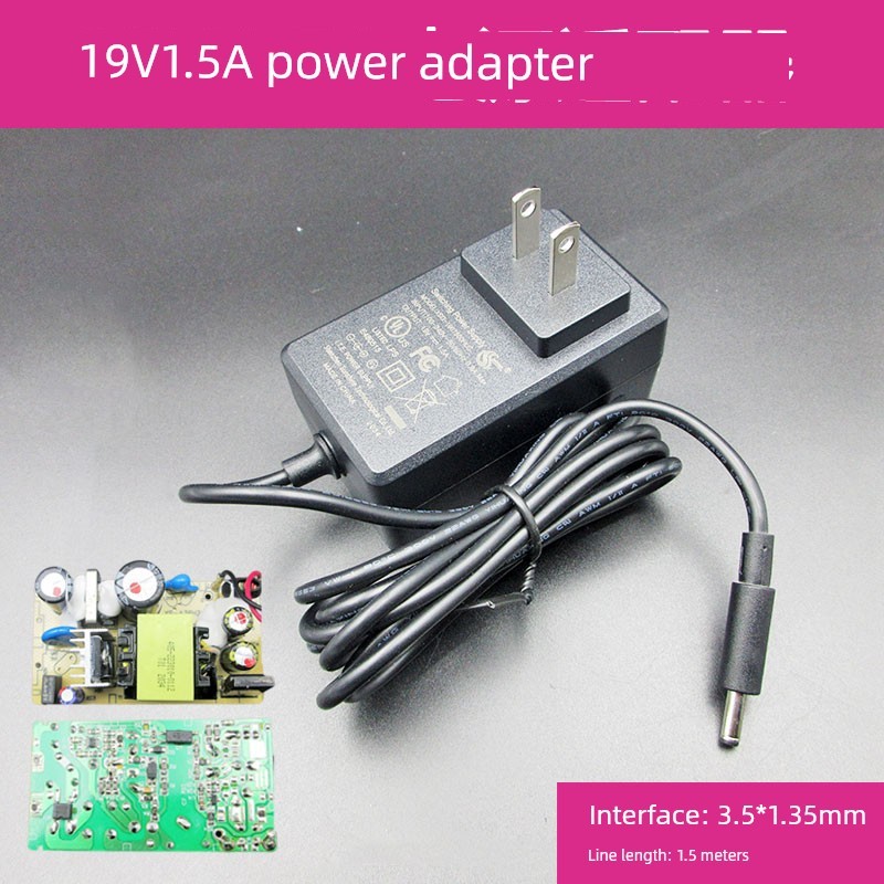 momax หัวชาร์จ usb ของแท้19V1.5A อะแดปเตอร์ไฟสากลจอแสดงผลลำโพงสายไฟ3.5*1.35MM หัวเล็ก