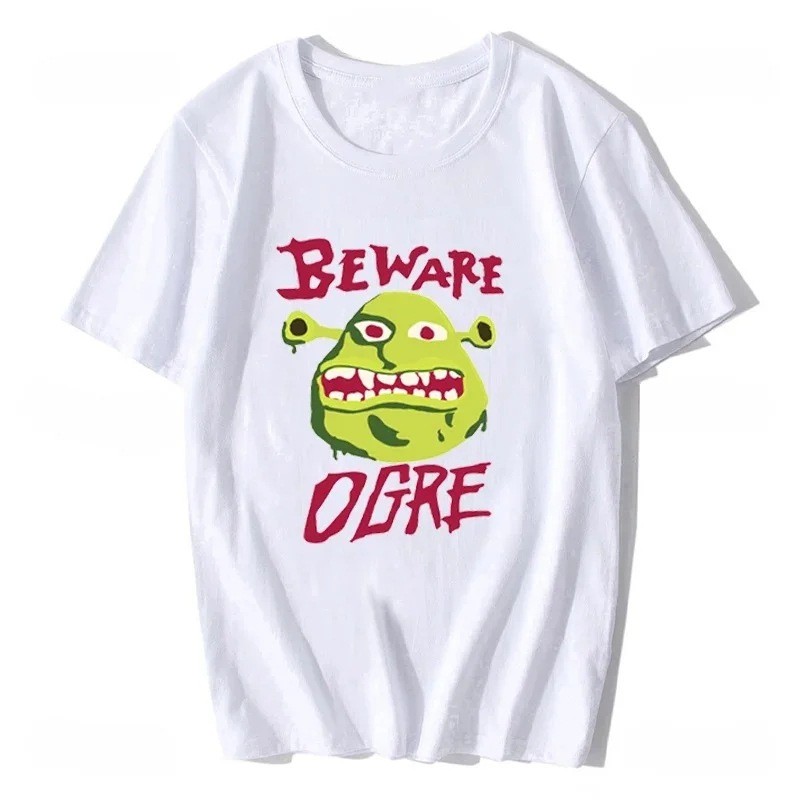 Shrek Is Love Shrek Is Life เสื้อยืดพิมพ์ลายผู้ชายแฟชั่น S-3XL