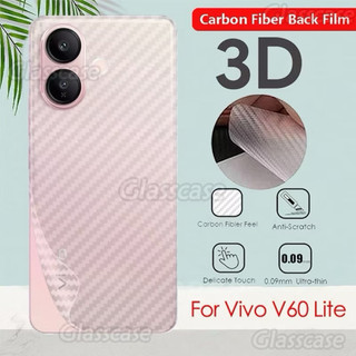 ส่งจากไทย ฟิล์มหลัง สำหรับ Vivo V60Lite V60 V50Lite V50 V40 V40Pro ฟิล์มลายเคฟล่าคาร์บอนไฟเบอร์แบบด้าน