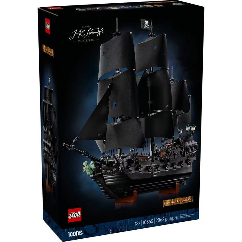 LEGO LEGO 10365ICONS Series Captain Sparrows Pirate Ship บล็อกตัวต่อเด็ก P