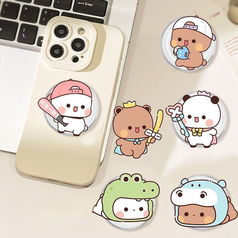 Pop Socket Character Bubu Dudu อะคริลิคโปร่งใส Griptok Handphone Bubu Dudu