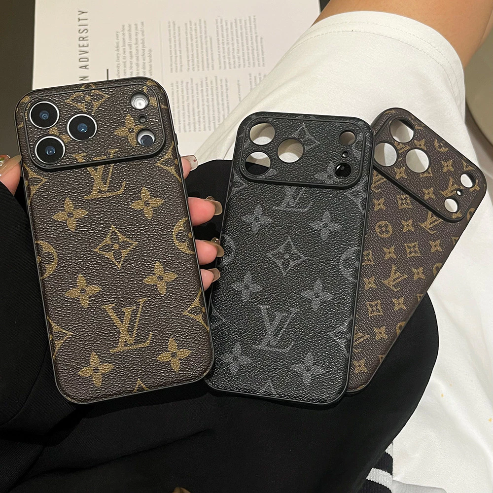 แฟชั่นขอบสีดําเต็มรูปแบบเคสโทรศัพท์พร้อมป้องกันกล้องTPUหนังสําหรับiPhone 17 17ProMax 16 16ProMax 15 15ProMax 14 14ProMax 13Pro 12ProMax 11