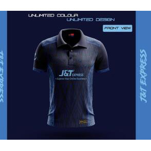เสื้อยืดไมโครไฟเบอร์เจอร์ซี สไตล์จาก J&T EXPRESS ไซส์ XXS-6XL