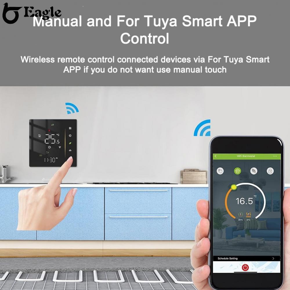 อุณหภูมิโปรแกรมเทอร์โมอัจฉริยะสําหรับ TUYU สําหรับ Smart For Life APP